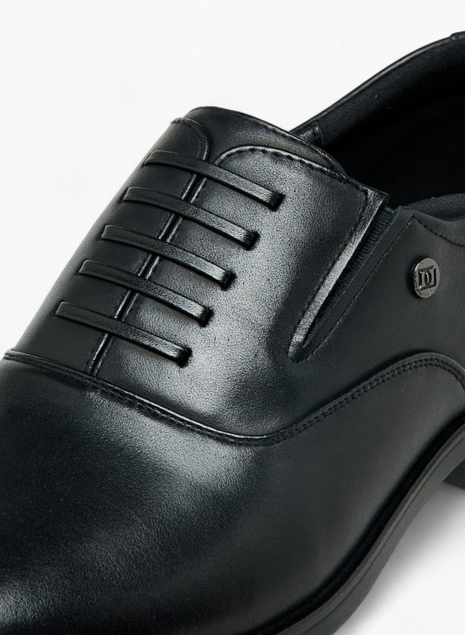 DUCHINI Men Slip-On Leather Oxford Shoes - Image 4